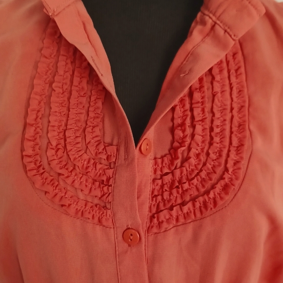 Forever 21 sleeveless Orange summer dress - Picture 3 of 9